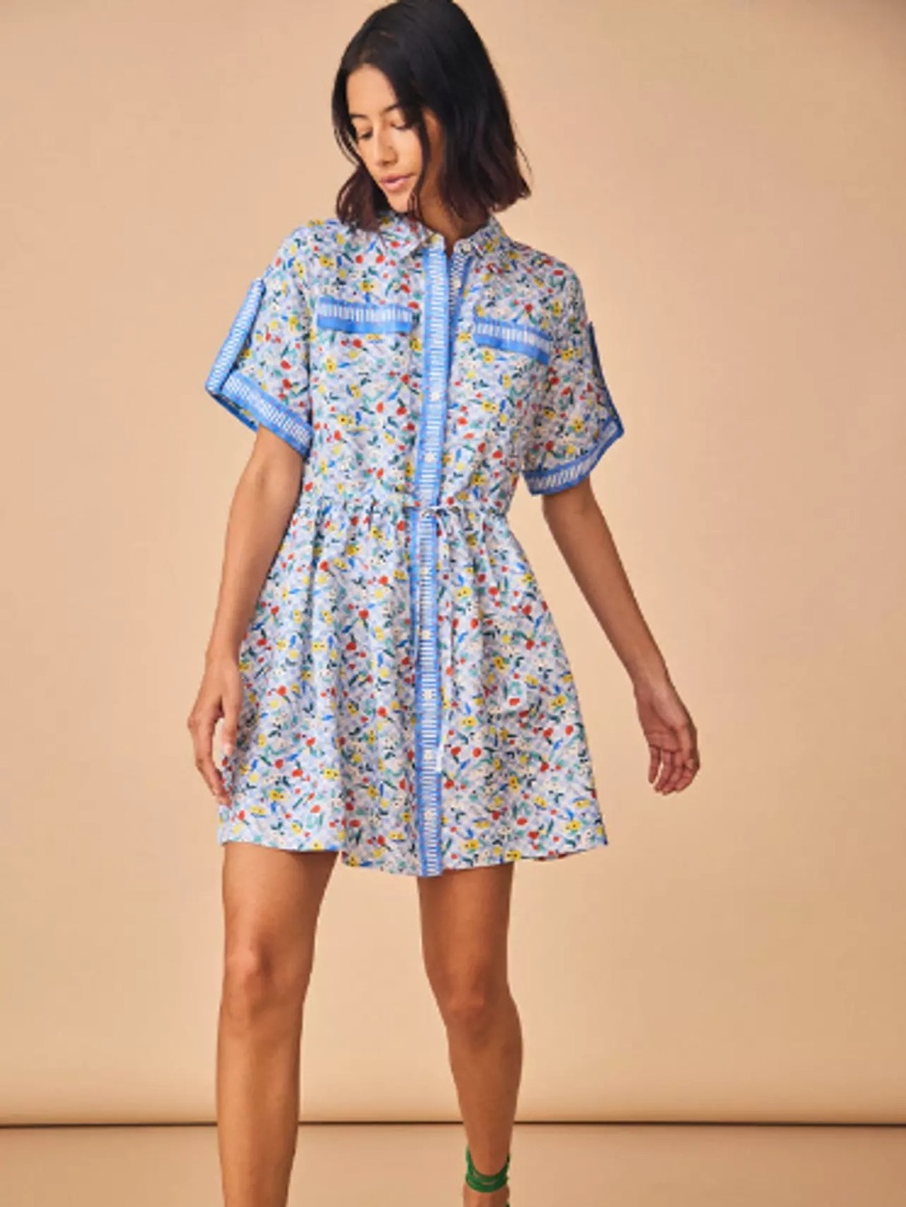 HUNTER BELL Women's Peyton Floral Mini Dress Size Small